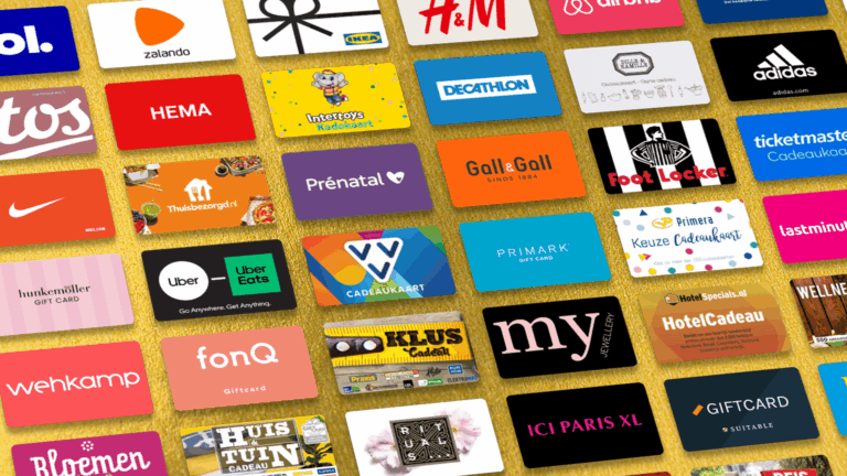 Aanbieders van cadeaukaarten